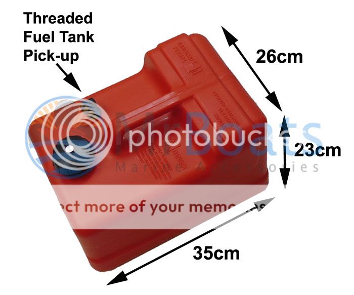 11.3 LT Outboard Fuel Tank Boat Marine Petrol Compact 12 Litre